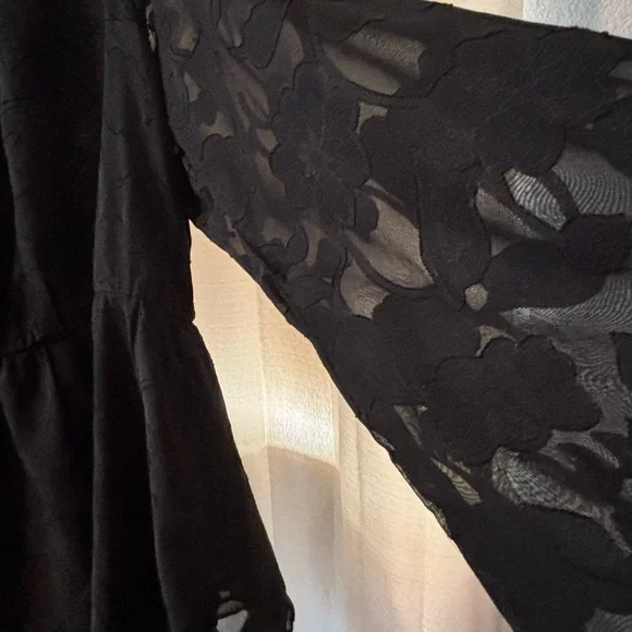 Torrid Black Peplum Blouse - Picture 5 of 5